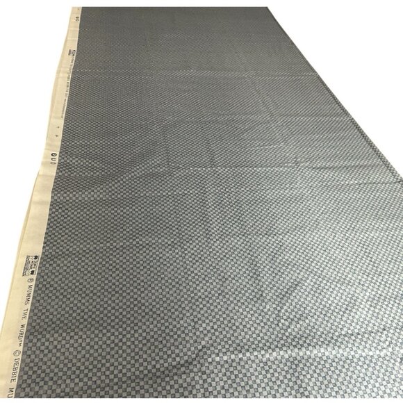 Debbie Mumm For SSI "Mumms the Word" 3 Yards x 44" Wide Blue, Lighter Blue Check - Picture 2 of 12
